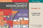 Fundamentals of Management 4e. - Robbins and DeCenzo · 2018. 7. 19. · Title: Fundamentals of Management 4e. - Robbins and DeCenzo Author: Charlie Cook, University of West Alabama
