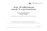 Air pollution and vegetation...Biomonitoring of ozone impacts on vegetation The summer of 2004 was generally cooler and wetter across Europe and ozone concentrations at the ICP Vegetation