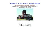 Floyd County, Georgia · Floyd County, Georgia Auditor’s Discussion & Analysis (AD&A) December 31, 2017 Page 1 PURPOSE OF THE AUDITOR’S DISCUSSION & ANALYSIS Engagement Team and