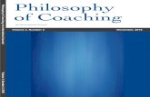Philosophy of Coaching: An international Journal Vol. 3, No. 1, … · 2018. 12. 4. · visually-represented coaching effectiveness model. JP Jakonen and Matti Kamppinen, in their