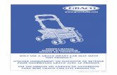 ONLY USE A GRACO INFANT CAR SEAT WITH THIS PRODUCT. UTILISER UNIQUEMENT UN … · 2020. 8. 24. · ©2005 graco ispa122ab 04/05 owner's manual manuel d'utilisateur manual del propietario