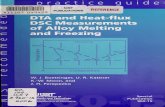 NIST recommended practice guide : DTA and heat-flix DSC … · 2014. 8. 12. · NATLINST.OFSTAND&TECH ract i ceguide NIST publicationsREFERENCE DTAandHeat-flux DSCMeasurements ofAlloyMelting