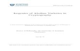 Isogenies of Abelian Varieties in Cryptographysgal018/Yan-Bo-Ti... · 2019. 9. 28. · Isogenies of Abelian Varieties in Cryptography A thesis submitted in ful lment of the requirements