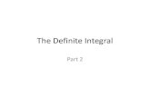 The Definite Integral - uml.edufaculty.uml.edu/Jennifer_GonzalezZugasti/Calculus II...definite integral of 𝒇 from 𝒂 to 𝒃 is 𝑓𝑥 𝑏 𝑎 𝑑𝑥= lim 𝑃→0 𝑓𝑐
