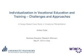 Individualization in Vocational Education and Training ......Difficulties with concept of areas of learning („Lernfeldkonzept“) and with the forms to plan and to document learning
