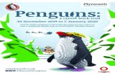 Penguins: A LEGO - Visit Plymouth · 2019. 11. 20. · our Penguins: A LEGO brick trail to find all 20 life size penguins. Collect the name of each penguin and complete the entry