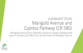 ALIGNMENT STUDY Marigold Avenue and Cypress Parkway …...Alignment Study Evaluation Matrix Marigold Avenue and CR 580 Alignment Study 9 CYPRESS PARKWAY (CR 580) URBAN SUBURBAN RURAL