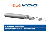 Drum Motor Installation Manual - Van der Graaf ... 200 VDC IN 240 VAC IN 240 VAC OUT 200 VDC RUN â€”