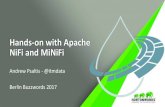 Hands-on with Apache NiFi and MiNiFi - Berlin Buzzwords ... Apache NiFi / Integration, or ingestion,