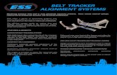 BELT TRACKER ALIGNMENT SYSTEMS...FEATURES & BENEFITS CONVEYOR BELT TRACKING SYSTEM ESS GAB Impact Bars extend the life of the conveyor. The shock absorbing capacity eliminates the
