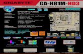 GIGABYTE NPI MB H81M-HD3 - Newegg...GIGABYTE APP Center GIGABYTE EZ Tune The Valuable H81 Platform With 4 Display Interface GA-H81M-HD3 LAN Optimizer - Intelligent optimization network