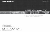 LCD Colour TV...2 GB KLV-52/46/40W300A Thank you for choosing this Sony product. Before operating the TV, please read this manual thoroughly and retain it for future reference. •