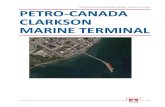 PETRO-CANADA CLARKSON MARINE TERMINAL PETRO-CANADA ... · all vessels comply with the referenced ISPS code. A compliant Declaration of Security (DoS) will be issued between vessels