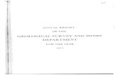 GEOLOGICAL SURVEY AND MINES DEPARTMENTresources.bgs.ac.uk/sadcreports/botswana1973gsannualreport.pdf · ANNUAL REPORT OF THE GEOLOGICAL SURVEY AND MINES DEPARTMENT FOR THE YEAR ...