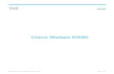 Cisco Webex DX80 Data Sheet 

Cisco Cisco Webex