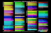 Createx Airbrush Colors - Sculpture Supply Canada Airbrush Color Chart.pdfTitle: Createx Airbrush Colors Created Date: 12/5/2016 12:26:19 PM