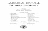 AMERICAN JOURNAL · 2012. 6. 18. · AMERICAN JOURNAL OF ARCHAEOLOGY THE JOURNAL OF THE ARCHAEOLOGICAL INSTITUTE OF AMERICA EDITORS FRED S. KLEINER, Editor-in-Chief TRACEY CULLEN,
