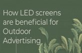 How LED screens are beneficial for Outdoor Advertising