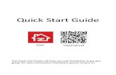 Quick Start Guide - Zosi Tech€¦ · Quick Start Guide ZOSI This Quick Start Guide will help you with installation to get you going. For more instructions and details, please contact