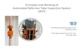 Principles and Working of Automated Reformer Tube Inspection System ARTiS · Principles of reformer tube inspection In as-cast condition, ultrasound scattering occurs at dendrite