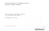 Corrosion Conference and Expo 2013 - GBV · 2020. 6. 24. · Ronald Bianchetti, William S. Spickelmire 2705: Ductile Iron Pipe (DIP) External Surface Preparation and Coatings for
