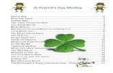 St Patrick’s Day Medley...15 March 2021 Medley - Lodges St Patrick’s Day 2 Danny Boy 4/4 [Cm] [G] G Carol: Oh Danny [G] boy, [G7] the pipes, the pipes are [C] calling [Cm] From