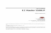 EZ Hauler 5500LP...Requirements, Definitions, and Specifications for Digger Derricks. Contact the American National Standards Institute () for more information. Throughout this manual,