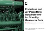 Cummins - Emissions and Air Permitting Requirements for ......2020/08/27  · 16 Requirements for EPA Certified Engines • Engines are certified, not generator sets. • Engines are