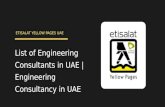 List of Engineering Consultants in UAE | Engineering Consultancy in UAE