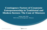 Contingency Factors of Corporate Entrepreneurship in Traditional and … · 2020. 7. 18. · employees of the company.” (Allali, 2003) Put in a nutshell, corporate entrepreneurs