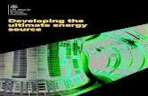 Developing the ultimate energy source - GOV.UK · 2017. 12. 7. · ultimate energy source. UKAEA ... Culham Centre for Fusion Energy is the UK’s national fusion lab, with world-leading