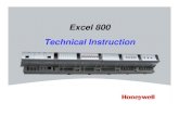 Excel 800 Technical Instruction · 2015. 4. 14. · XW885 with an XL500 controller (adapter RJ45 female to 9pin SubD female) Not needed if combination with XW586 is used XW884 Will