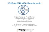 FHR/AHTR NEA Benchmarkmontecarlo.vtt.fi/mtg/2019_Atlanta/Petrovic1.pdf9 th SERPENT UGM, Georgia Tech, Atlanta, Oct. 14-17, 2019 Slide 3 Rationale for the NEA benchmark Rationale: •