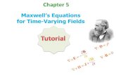 Maxwell’s Equations - جامعة نزوى · 2014. 5. 26. · Maxwell’s Equations for Time-Varying Fields . Figure 5-17: ... produces magnetic fields in a direction perpendicular
