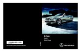 E-Class - Mercedes-Benz USA · 2021. 3. 12. · E-Class Cabriolet Operator'sManual Orderno.6515386213 Partno.2075847802 EditionC2016 É2075847802{ËÍ 2075847802 E-ClassCabriolet