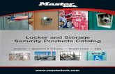 Locker and Storage Security Products Cataloghardware.idn-inc.com/.../11/MasterLock-Locker-Storage-Catalog_Jau… · Leading the market with innovative security solutions, Master Lock®