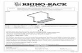 Rhino Wheel Step (RWS)Rhino Wheel Step (RWS) WARNING! Important Load Carrying Instructions With utility vehicles, the cabin and the canopy move independently. Roofracks and vehicle