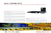 SLC TWIN RT2 · charger). connections range model code power (va / w) no. of output sockets dimensions (d × w × h mm) weight (kg) slc-700-twin rt2 698ca000001 700 / 700 8 × iec