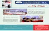 Company Name e-CS Nitor Issue...Spl. Issue No. 3 24rd July 2014 ICSI Events 1. ICSI Capital Markets Programme on Capital Market – The Growth Engine on August 04, 2014 at BSE International