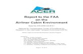 Report to the FAA on the Airliner Cabin Environment · 2018. 7. 2. · Figure 8.2 Single-aisle and a twin-aisle aircraft cabins used to computationally simulate decontaminant delivery
