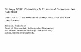 Biology 5357: Chemistry & Physics of Biomolecules Fall 2020 … · 2020. 12. 4. · UDP-Glc 211–213 GlcCer Dihydrosphingolipids Other GSLs (e.g. gangliosides) Other GSLs (e.g. sulfatides)