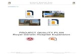 PROJECT QUALITY PLAN Royal Darwin Hospital Expansion · 2017. 11. 23. · 4.4 Inspection and Text Plans (ITP’s) ... AS/NZS 3500.3 – Plumbing and Drainage Part 3 The Building Code