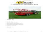 8 and 10 Pack User and Spare Parts Manual · 2019. 11. 7. · Rev B. 1010 5 If the bales or a bale is on fire: 1. Lower the cages to the floor until the bales are resting on the ground,