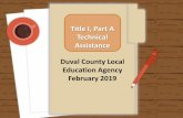 Title I, Part A Technical Assistance Duval County Local ......are less than $1,000. Object codes under the FDOE Red Book are: • 622 – non-capitalized A/V; • 642 – non-capitalized