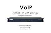 AP2620 BcN VoIP Gateway– PSTN backup or busy-out function with Hook off in case of power down – Clear down tone registration and detect function – Hook flash timing setting function