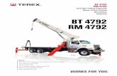 23.5 US t Lifting Capacity Boom Truck Cranes Datasheet Imperial BT 4792 RM 4792 RM4792... · 2014. 4. 7. · BT 4792 RM 4792 Features: ‣ 23.5 US t @ 5 ft capacity at rated distance