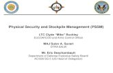 Physical Security and Stockpile Management (PSSM)rasrinitiative.org/pdfs/workshop-1/RASR-PSSM.pdf · 2010. 10. 17. · Transport of Dangerous Goods.DoD 6055.9-STD, DoD Ammunition