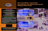 Strojniški vestnik Journal of Mechanical...science, mechanics, kinematics, thermodynamics, energy and environment, mechatronics and robotics, fluid mechanics, tribology, cybernetics,