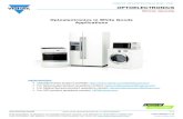 Optoelectronics in White Goods Applications · 2017. 10. 5. · White Goods OPTOELECTRONICS Microwave Oven 3 Dishwasher 4 Refrigerator 5 Furnace 6 Clothes Washer 7 Clothes Dryer 8