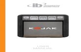 USER MANUAL - Integrated Biometrics€¦ · minimal size, weight and power consumption have significant value. Kojak is the cost-effective solution for ten-print live scanning requirements.